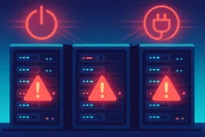 An illustration showing the future of data centers, referencing the idea of the world running out of data centers and moving towards innovative solutions.
