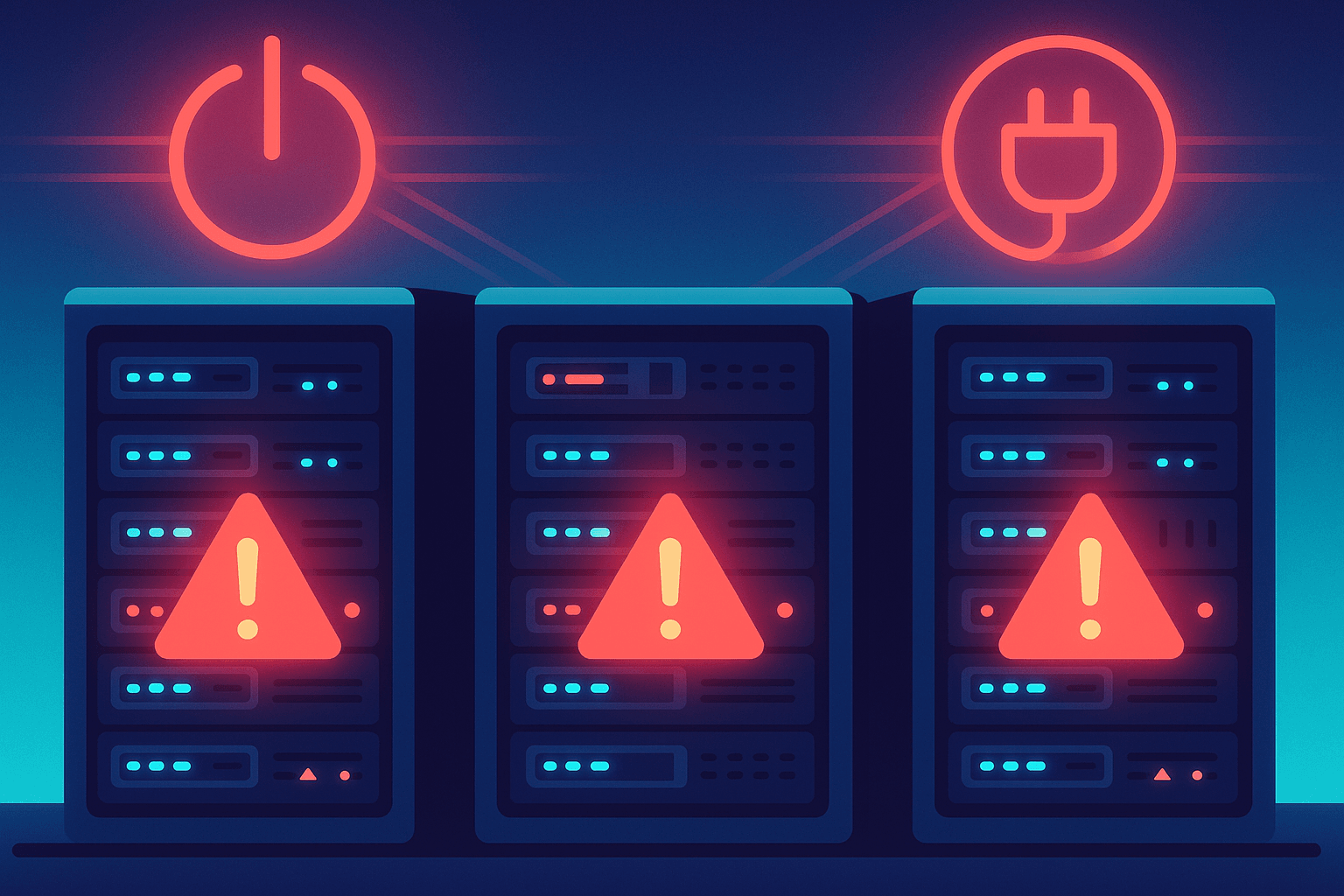 An illustration showing the future of data centers, referencing the idea of the world running out of data centers and moving towards innovative solutions.
